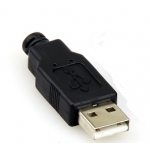 USB SOCKET ตัวผู้ พร้อมฝาครอบ